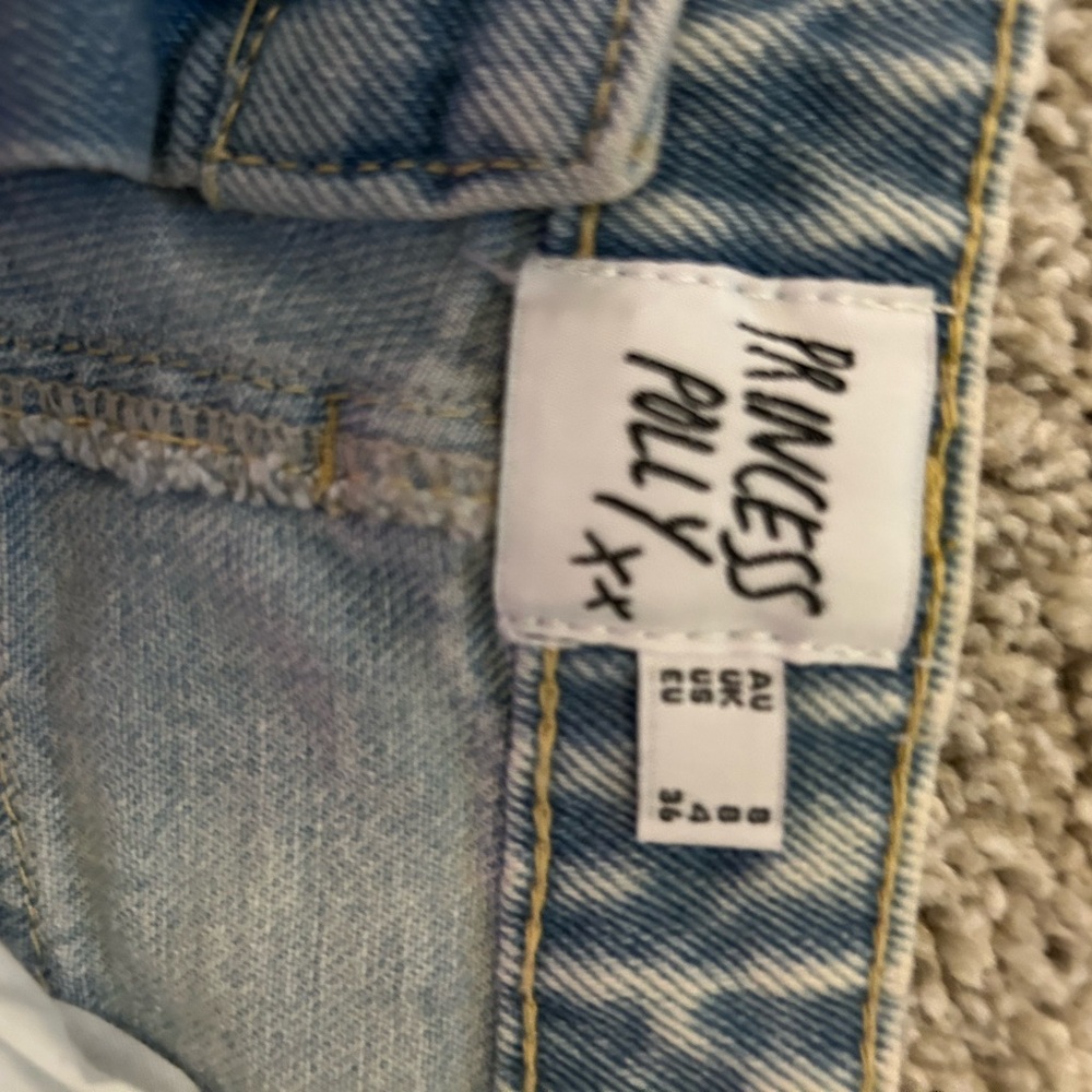 Princess Polly Women’s Denim Cargo Jeans - Picture 2 of 6